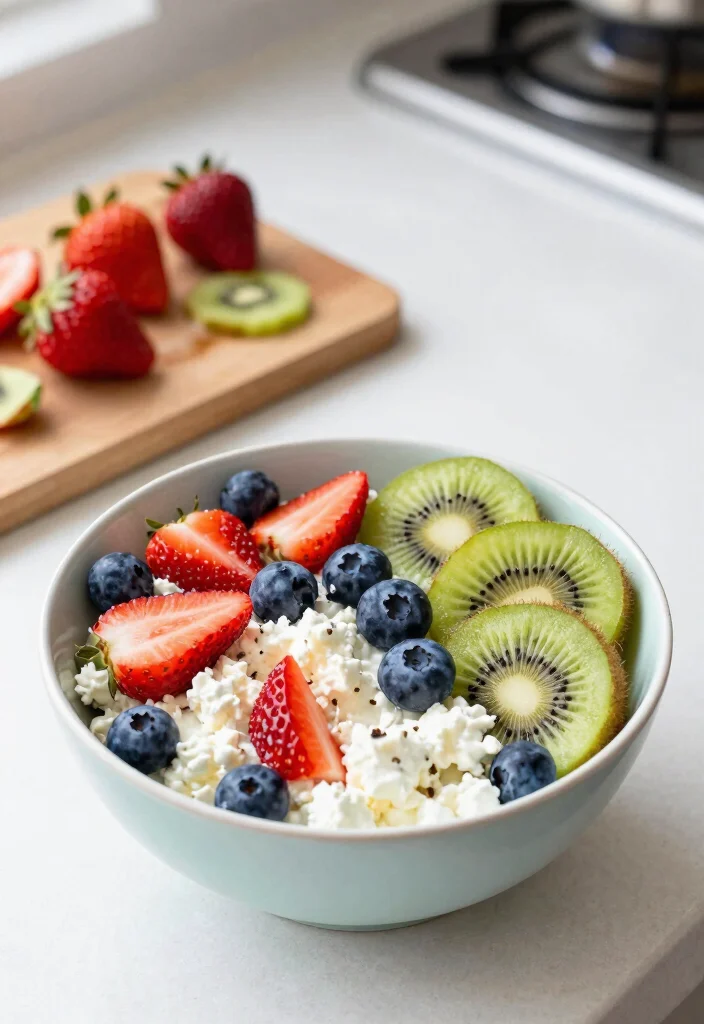 12 High Protein Keto Cottage Cheese Recipes Creamy and Satisfying - 7. Cottage Cheese Fruit Salad 1