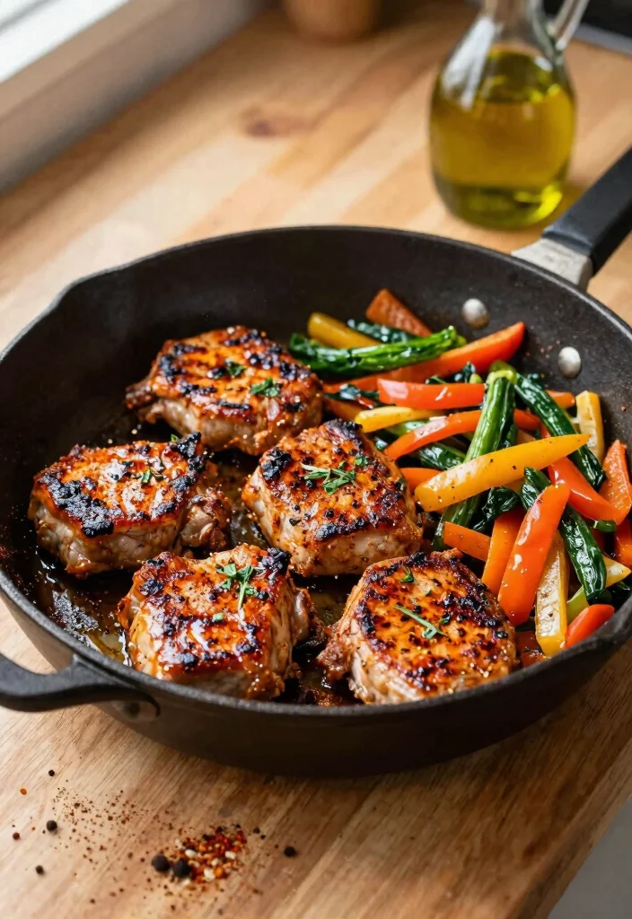 12 Tender Keto Pork Chop Recipes Flavorful and Easy to Cook - 4. Spicy Cajun Pork Chops 1