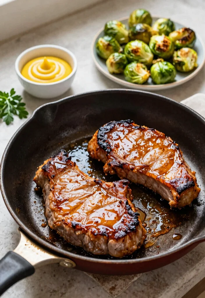 12 Tender Keto Pork Chop Recipes Flavorful and Easy to Cook - 7. Maple Dijon Pork Chops 1