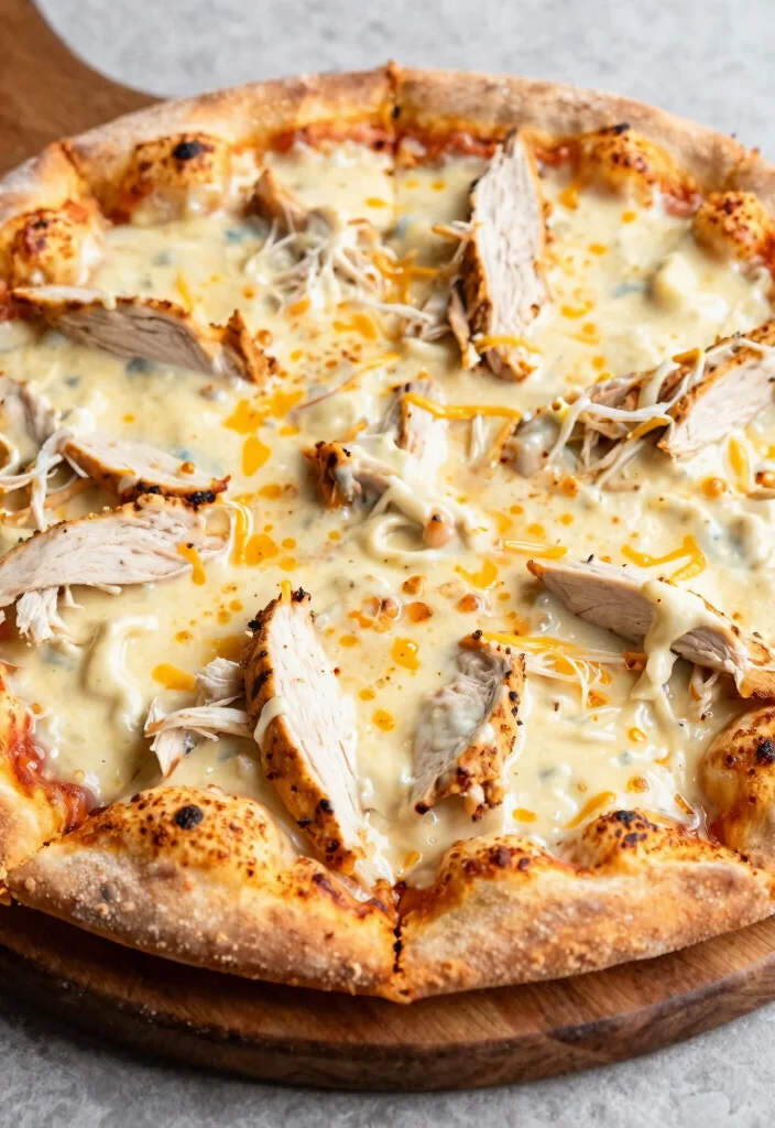 13 Best Chicken Crust Pizza Keto Recipes Zero Carb and Full Flavor - 10. Chicken Alfredo Crust Pizza 1