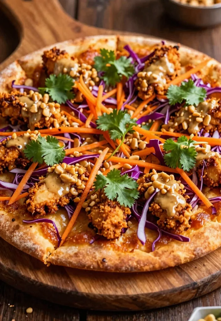 13 Best Chicken Crust Pizza Keto Recipes Zero Carb and Full Flavor - 11. Thai Chicken Crust Pizza 1