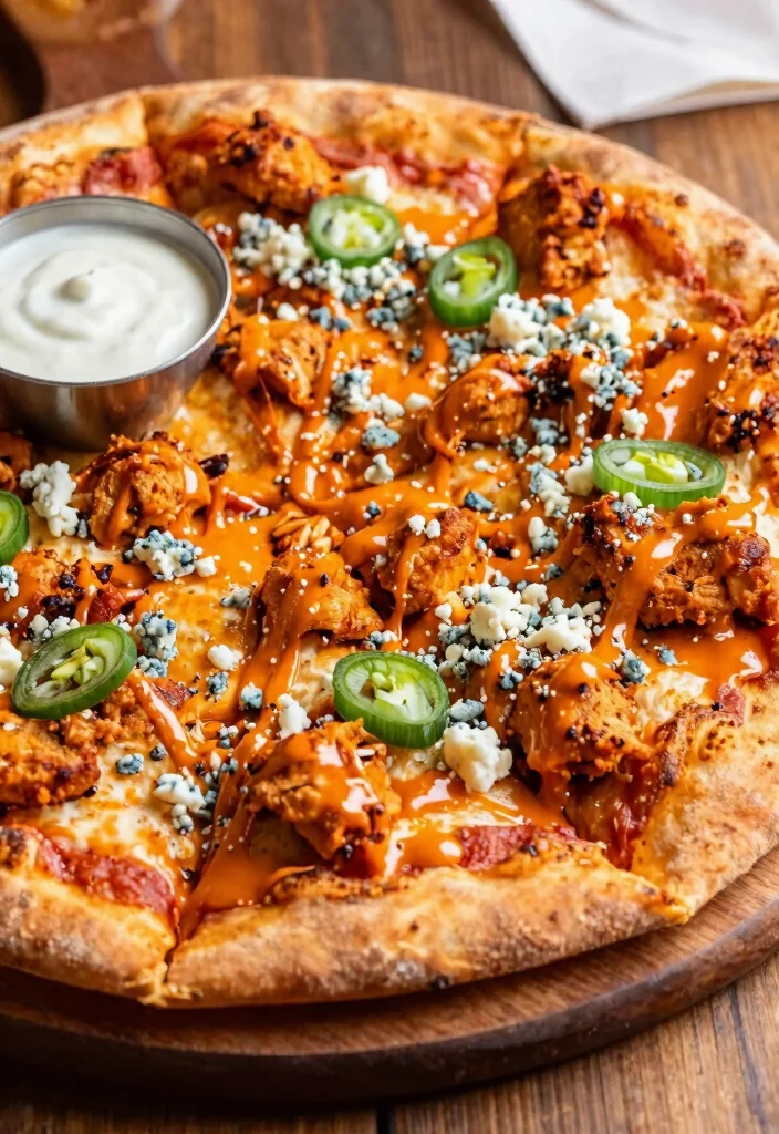 13 Best Chicken Crust Pizza Keto Recipes Zero Carb and Full Flavor - 2. Spicy Buffalo Chicken Crust Pizza 1