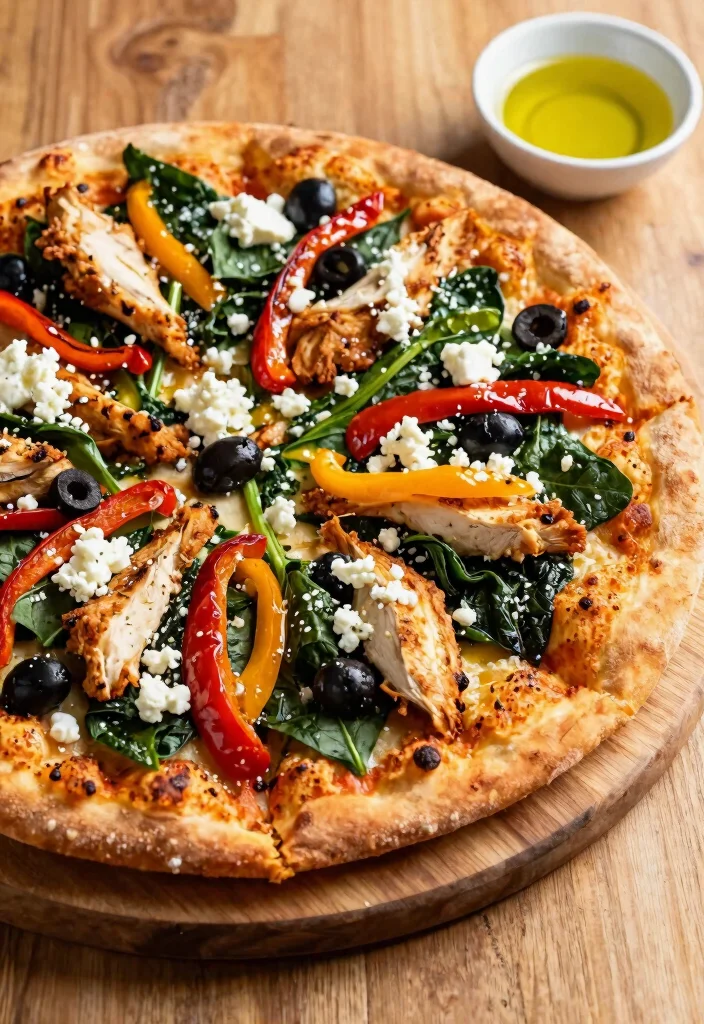 13 Best Chicken Crust Pizza Keto Recipes Zero Carb and Full Flavor - 3. Mediterranean Chicken Crust Pizza 1