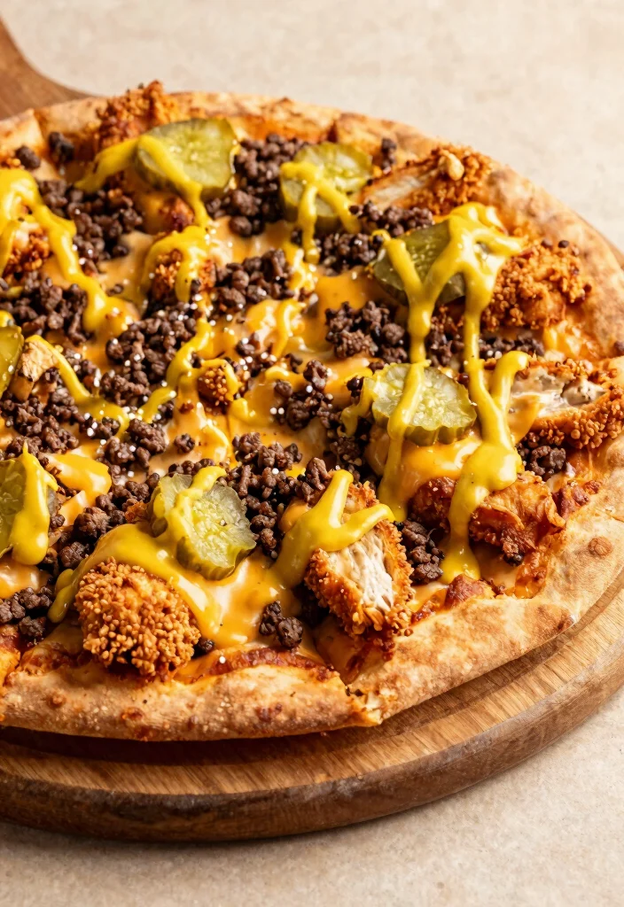 13 Best Chicken Crust Pizza Keto Recipes Zero Carb and Full Flavor - 8. Cheeseburger Chicken Crust Pizza 1