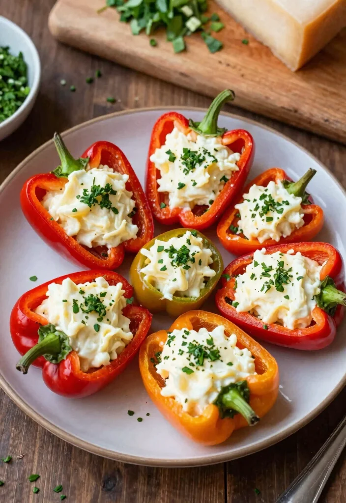 13 Creative Keto Cream Cheese Recipes Both Sweet and Savory - 2. Savory Cream Cheese Stuffed Peppers 1