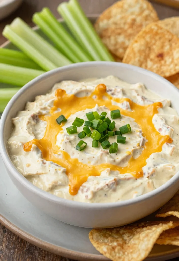 13 Creative Keto Cream Cheese Recipes Both Sweet and Savory - 7. Cream Cheese Buffalo Chicken Dip 1