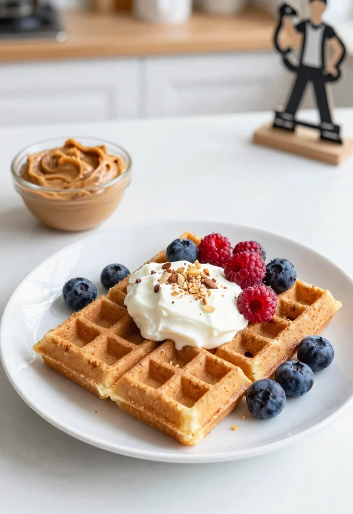 13 Crispy Keto Waffles Almond Flour Recipes Perfect for Breakfast - 9. Almond Flour Protein Waffles 1