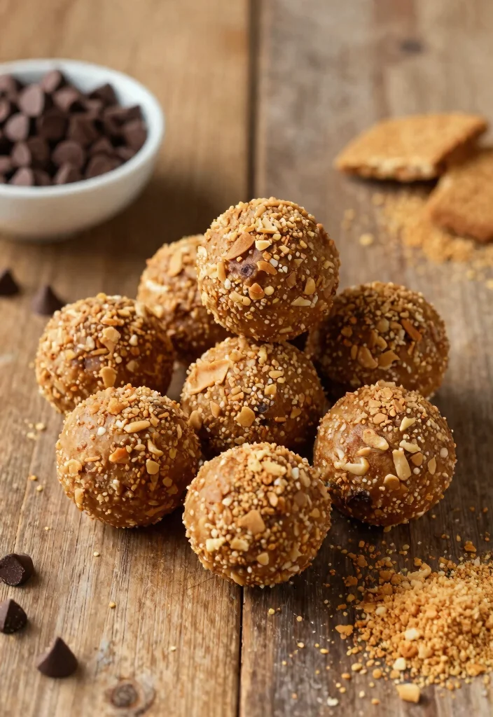 13 Easy Keto Peanut Butter Balls No Bake and Absolutely Delicious - 10. S'mores Keto Peanut Butter Balls 1