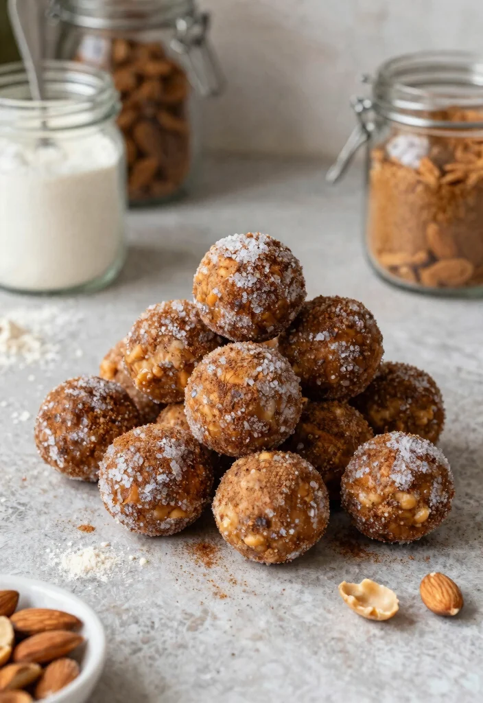 13 Easy Keto Peanut Butter Balls No Bake and Absolutely Delicious - 13. Snickerdoodle Keto Peanut Butter Balls 1