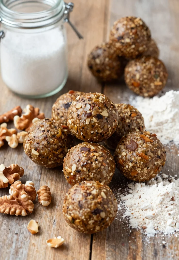 13 Easy Keto Peanut Butter Balls No Bake and Absolutely Delicious - 5. Nutty Protein Keto Balls 1