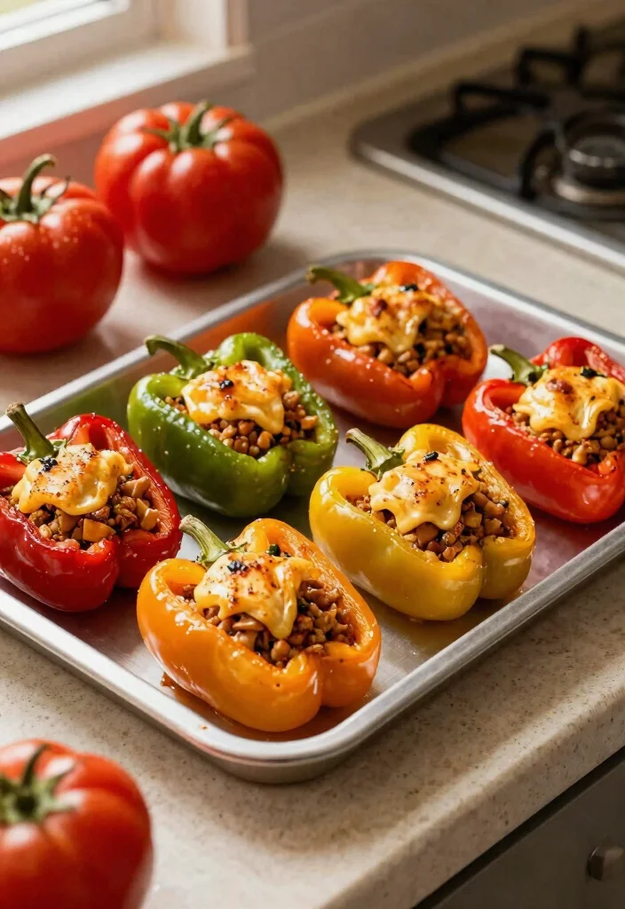 13 Easy Keto Side Dishes That Pair Perfectly With Any Dinner - 13. Baked Bell Peppers 1