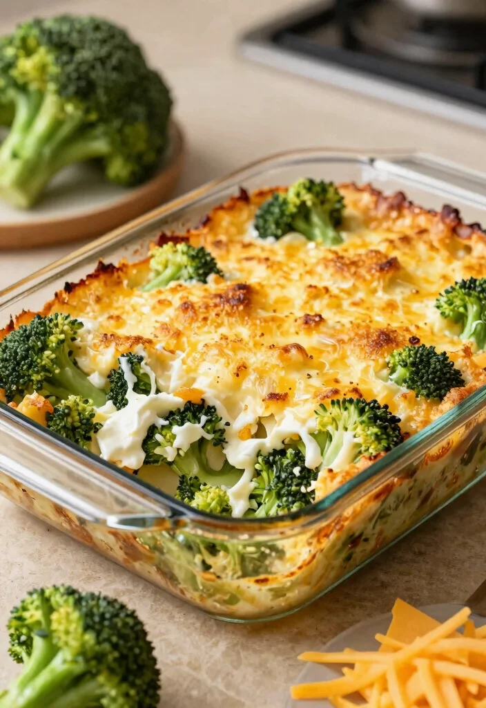 13 Easy Keto Side Dishes That Pair Perfectly With Any Dinner - 3. Cheesy Broccoli Casserole 1