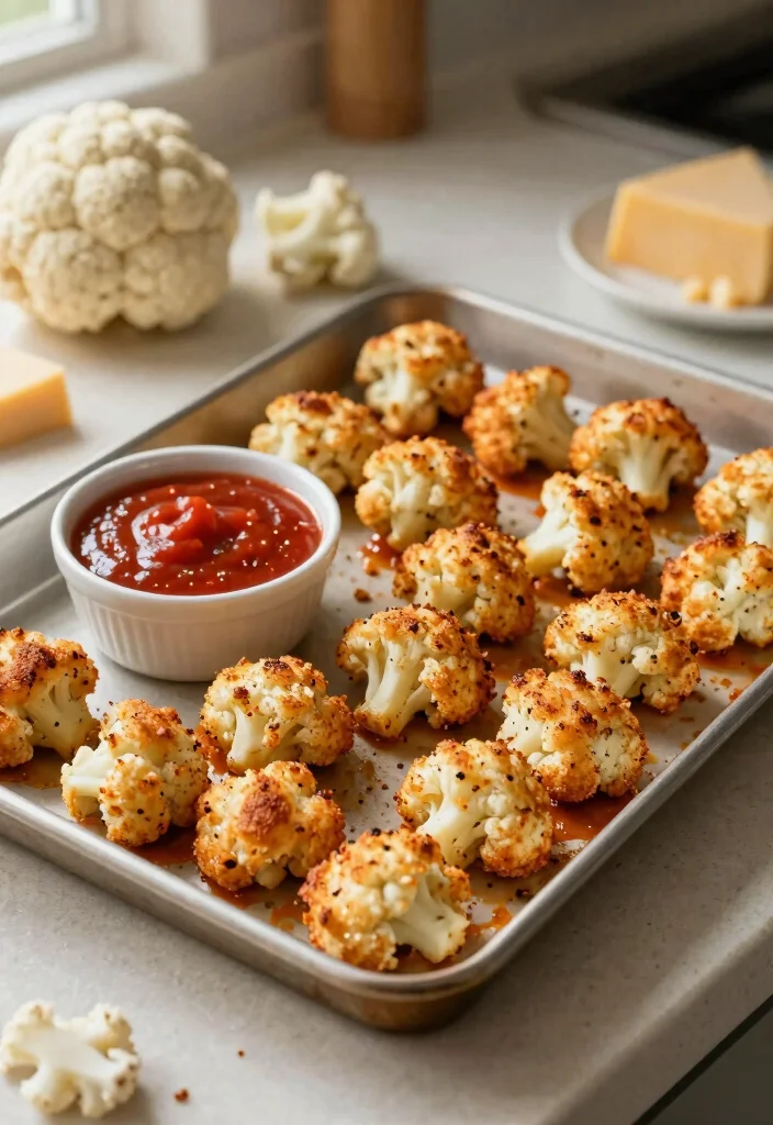13 Easy Keto Side Dishes That Pair Perfectly With Any Dinner - 8. Cauliflower Pizza Bites 1