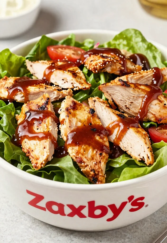 14 Best Keto Fast Food Options to Order at Any Chain - 12. BBQ Chicken Salad from Zaxby’s (without the bread) 1
