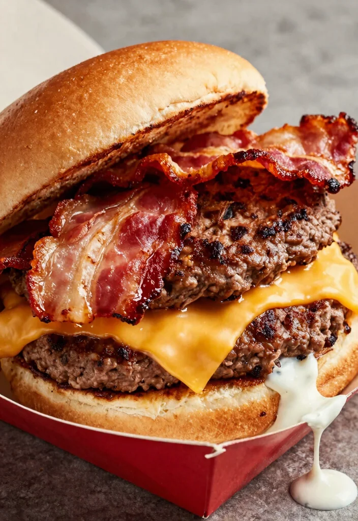 14 Best Keto Fast Food Options to Order at Any Chain - 7. Baconator without the bun from Wendy's 1
