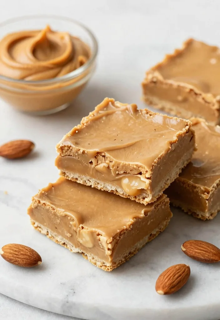 14 Best Low Carb Keto Recipes for Every Meal of the Day - 8. No-Bake Peanut Butter Bars 1