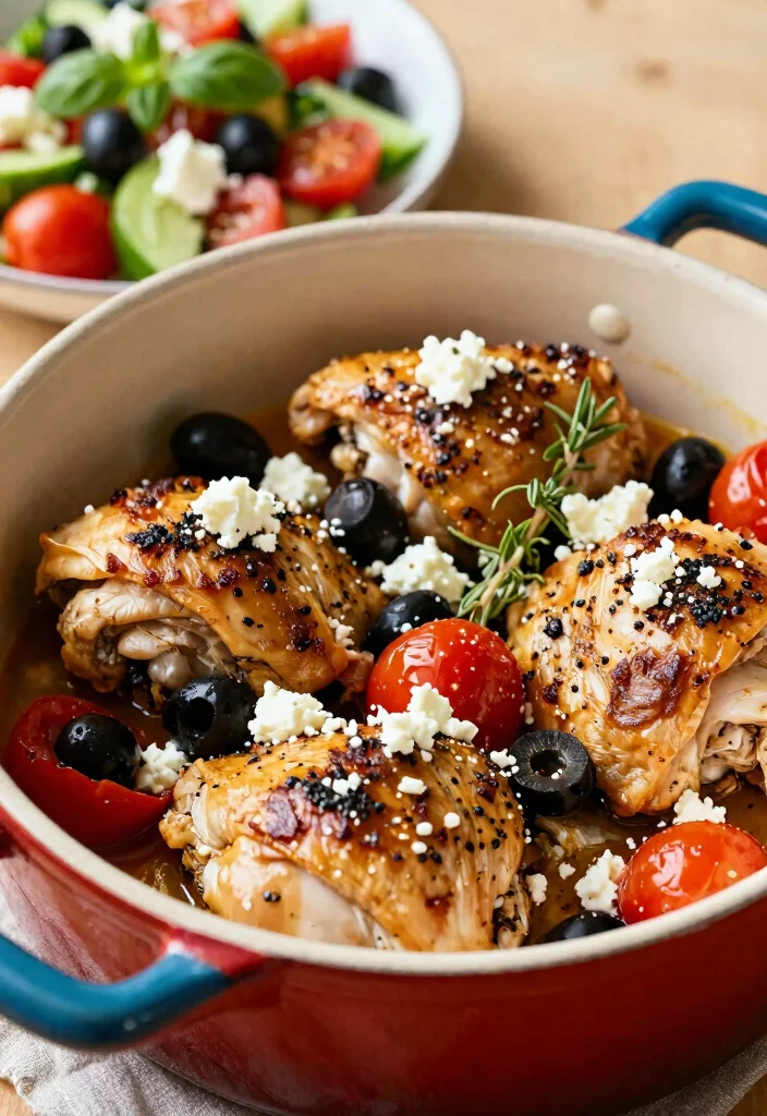 14 Easy Keto Chicken Crockpot Recipes Just Set It and Forget It - 7. Greek Chicken with Olives 1