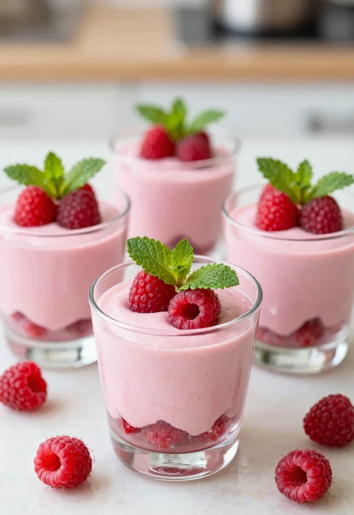 14 Easy Keto Desserts With Only 3 Ingredients - 12. Raspberry Cream Cheese Mousse 1