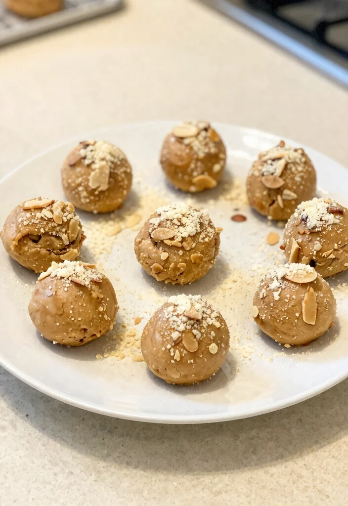 14 Easy Keto Desserts With Only 3 Ingredients - 13. Peanut Butter Cookie Dough Bites 1