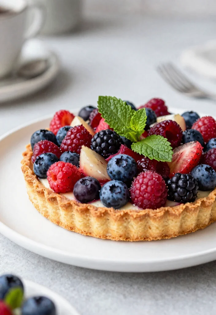 14 Easy Keto Desserts With Only 3 Ingredients - 14. No-Bake Berry Tart 1