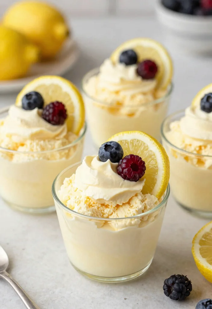 14 Easy Keto Desserts With Only 3 Ingredients - 6. Lemon Cream Cheese Clouds 1