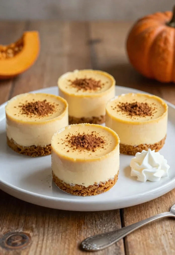 14 Easy Keto Desserts With Only 3 Ingredients - 8. No-Bake Pumpkin Cheesecake Cups 1