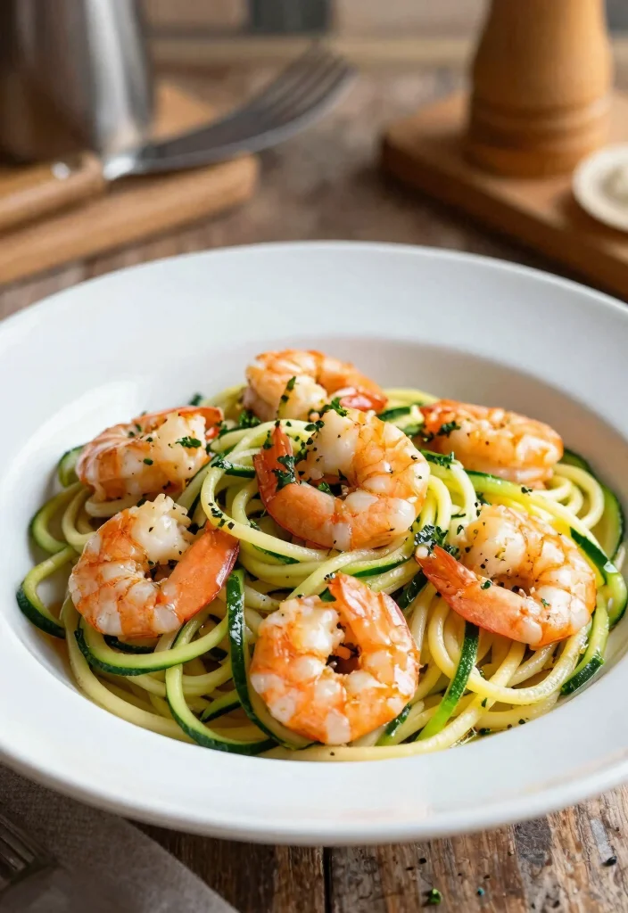 14 Easy Keto Dinners for Family That Everyone Will Love - 11. Shrimp Scampi with Zoodles 1