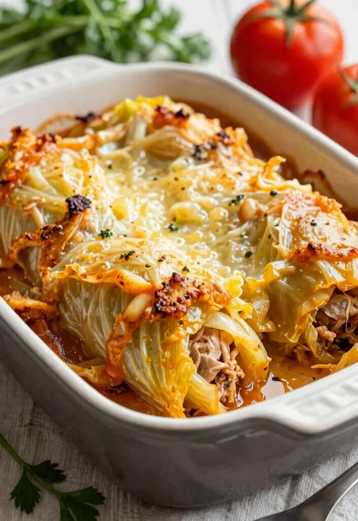 14 Healthy Keto Ground Turkey Recipes Lean Light and Delicious - 12. Turkey Cabbage Roll Casserole 1