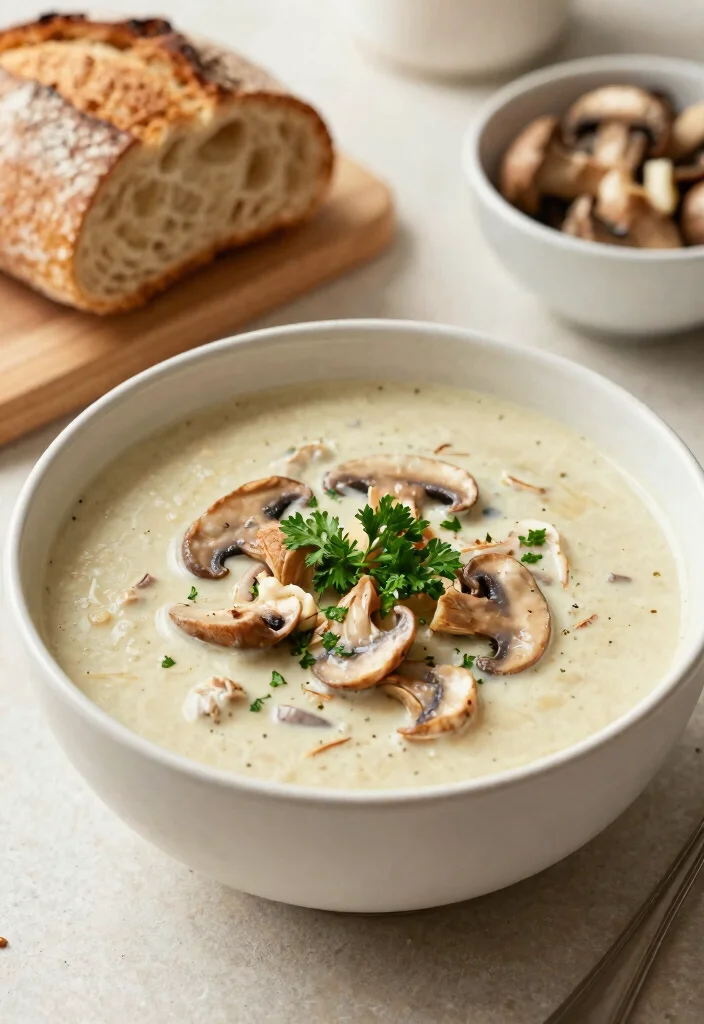 14 Healthy Keto Ground Turkey Recipes Lean Light and Delicious - 9. Creamy Turkey and Mushroom Soup 1