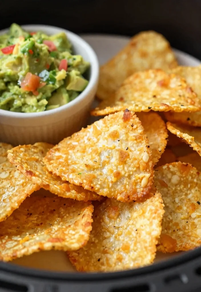 15 Best Air Fryer Keto Recipes Crispy Fast and Low Carb - 11. Air Fryer Cheese Crisps 1