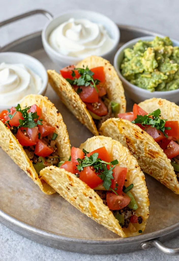 15 Best Air Fryer Keto Recipes Crispy Fast and Low Carb - 12. Air Fryer Taco Cups 1