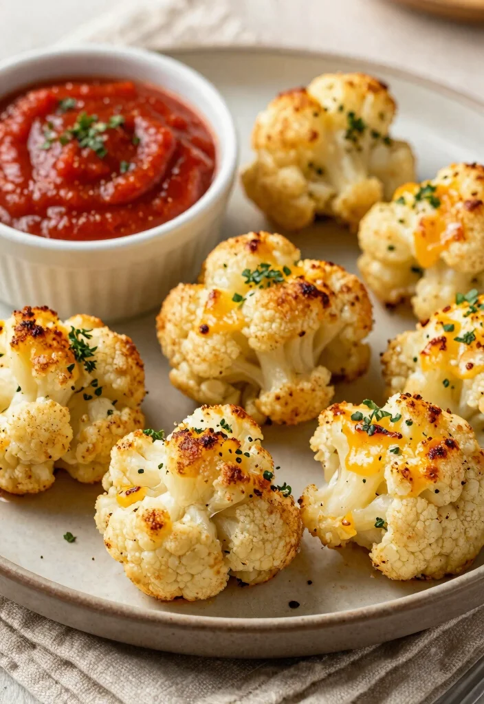 15 Best Air Fryer Keto Recipes Crispy Fast and Low Carb - 2. Cheesy Cauliflower Bites 1