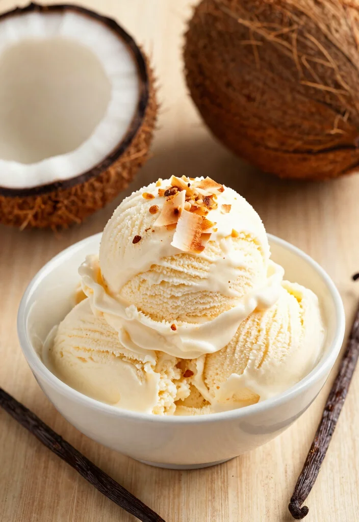 15 Creamy Keto Ice Cream Recipes You Can Make at Home - 1. Coconut Vanilla Swirl 1
