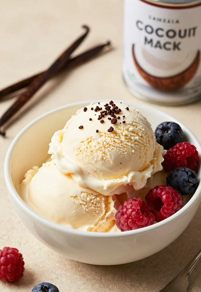 15 Creamy Keto Ice Cream Recipes You Can Make at Home - 15. Vanilla Bean Coconut Ice Cream 1