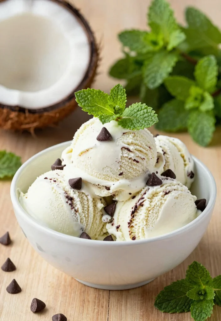 15 Creamy Keto Ice Cream Recipes You Can Make at Home - 4. Mint Chocolate Chip 1