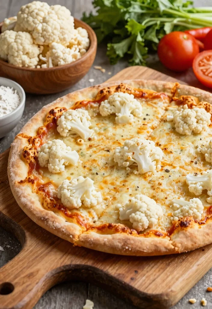 15 Delicious Dairy Free Keto Recipes for a Clean Low Carb Diet - 6. Cauliflower Pizza Crust 1