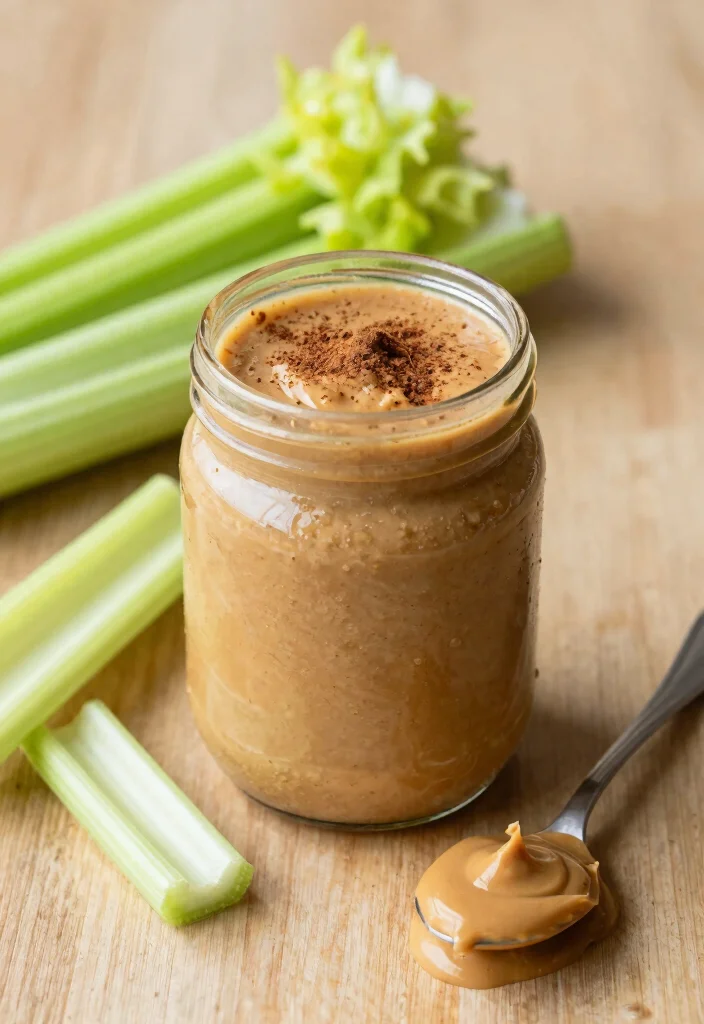 15 Easy Keto Breakfast Ideas Quick Filling and Low Carb - 4. Peanut Butter & Celery Smoothie 1