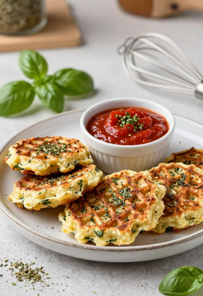 15 Easy Keto Chaffle Recipes: Crispy, Cheesy, and Totally Satisfying - 3. Savory Italian Herb Chaffles 1