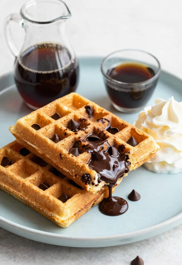 15 Easy Keto Chaffle Recipes: Crispy, Cheesy, and Totally Satisfying - 4. Chocolate Chip Dessert Chaffles 1