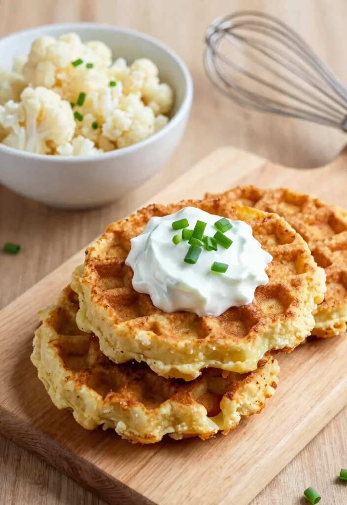 15 Easy Keto Chaffle Recipes: Crispy, Cheesy, and Totally Satisfying - 9. Cauliflower Chaffles 1