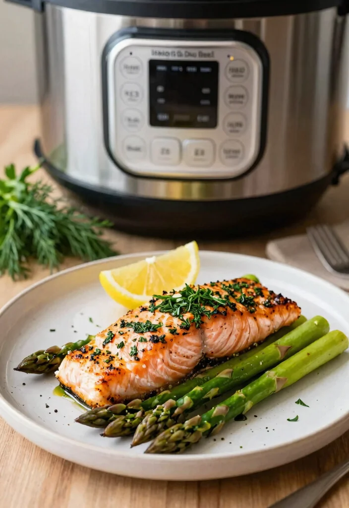 15 Easy Keto Instant Pot Recipes for Fast and Flavorful Dinners - 10. Herb-Crusted Salmon 1