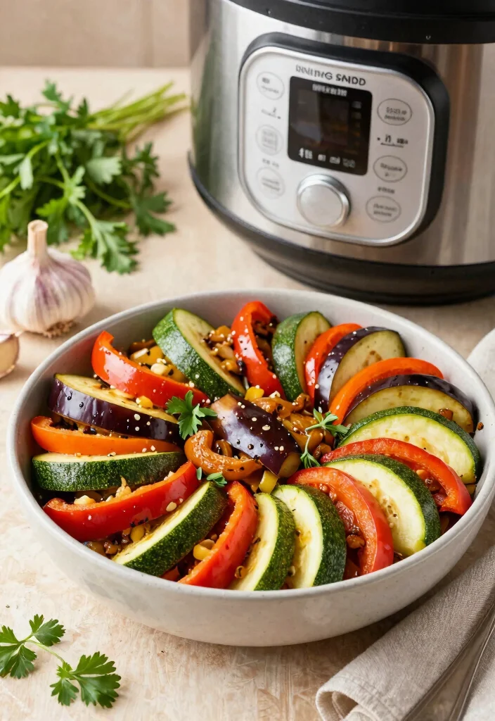 15 Easy Keto Instant Pot Recipes for Fast and Flavorful Dinners - 11. Instant Pot Ratatouille 1