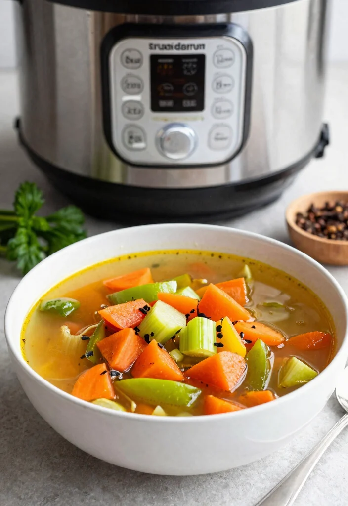 15 Easy Keto Instant Pot Recipes for Fast and Flavorful Dinners - 15. Instant Pot Vegetable Soup 1