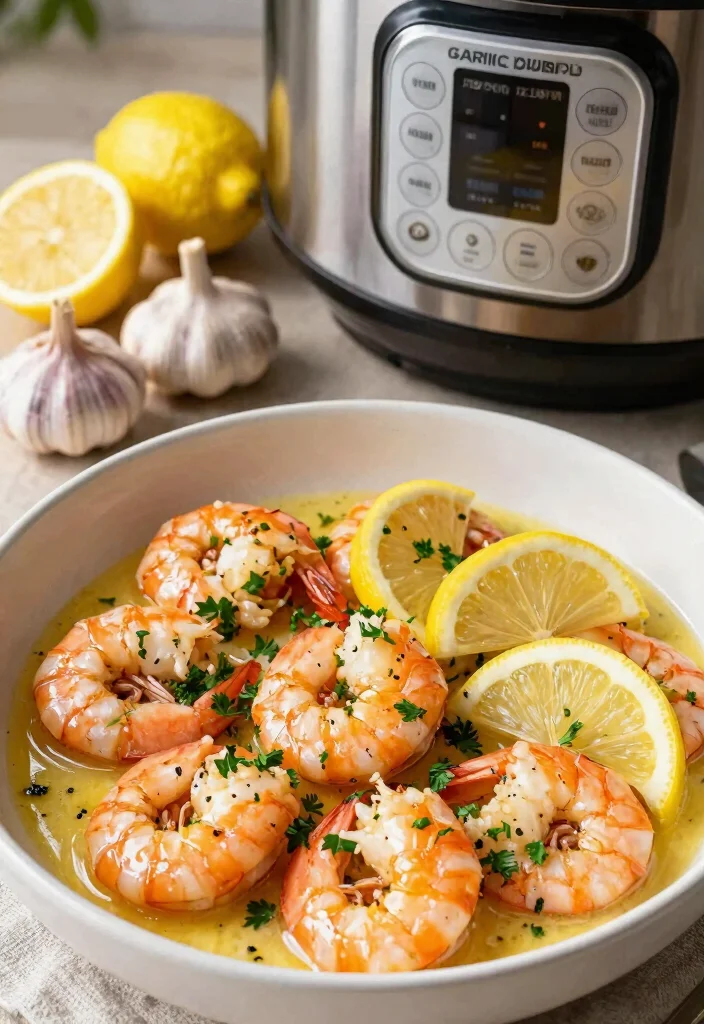 15 Easy Keto Instant Pot Recipes for Fast and Flavorful Dinners - 5. Lemon Garlic Butter Shrimp 1