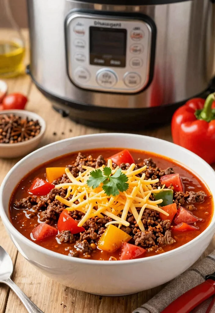 15 Easy Keto Instant Pot Recipes for Fast and Flavorful Dinners - 6. Instant Pot Chili 1