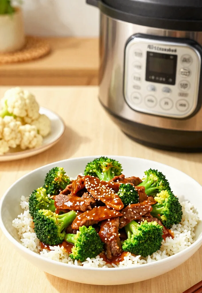 15 Easy Keto Instant Pot Recipes for Fast and Flavorful Dinners - 9. Beef and Broccoli Stir-Fry 1