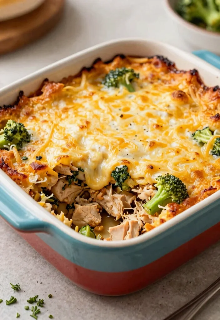 15 Genius Keto Rotisserie Chicken Recipes to Use Every Last Bite - 4. Chicken and Broccoli Casserole 1