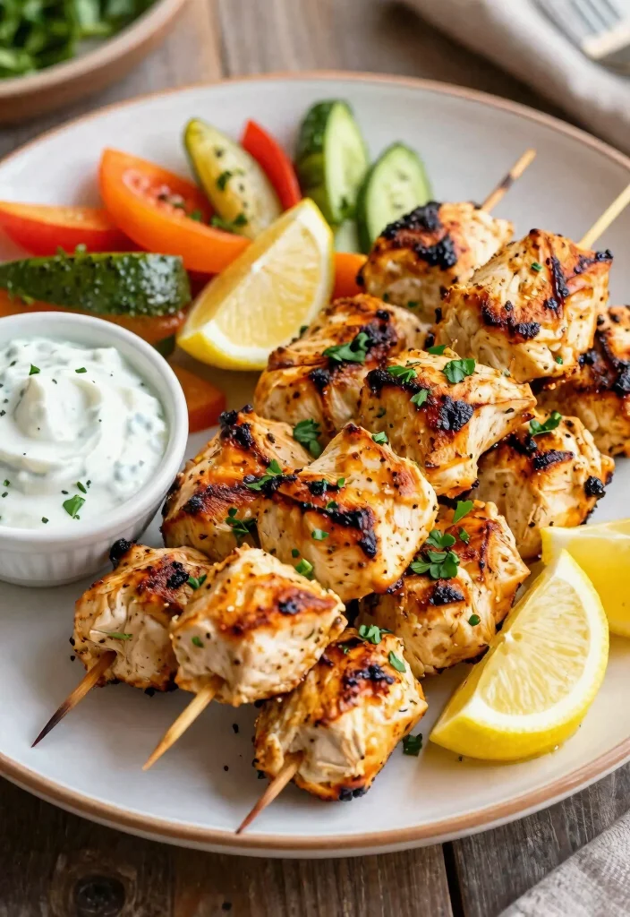 15 Juicy Keto Chicken Breast Recipes Perfect for Busy Weeknights - 11. Greek Chicken Souvlaki 1