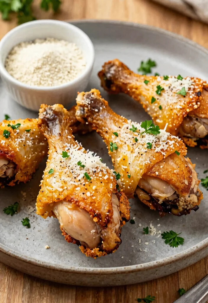 15 Juicy Keto Chicken Breast Recipes Perfect for Busy Weeknights - 12. Garlic Parmesan Chicken Legs 1