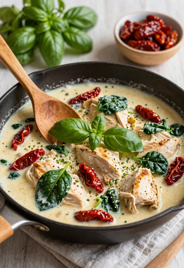 15 Juicy Keto Chicken Breast Recipes Perfect for Busy Weeknights - 13. One-Pan Creamy Tuscan Chicken 1
